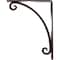 Ekena Millwork Legacy Wrought Iron Bracket, (Single center brace), Antiqued Copper 1 1/2"W x 7 1/2"D x 10"H BKTM01X07X10SLEACO - alternate 4